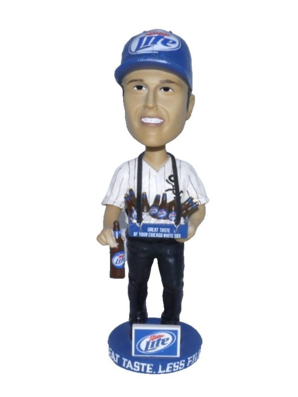 MLB Chicago White Sox Miller Lite Beer Guy 8" bobblehead